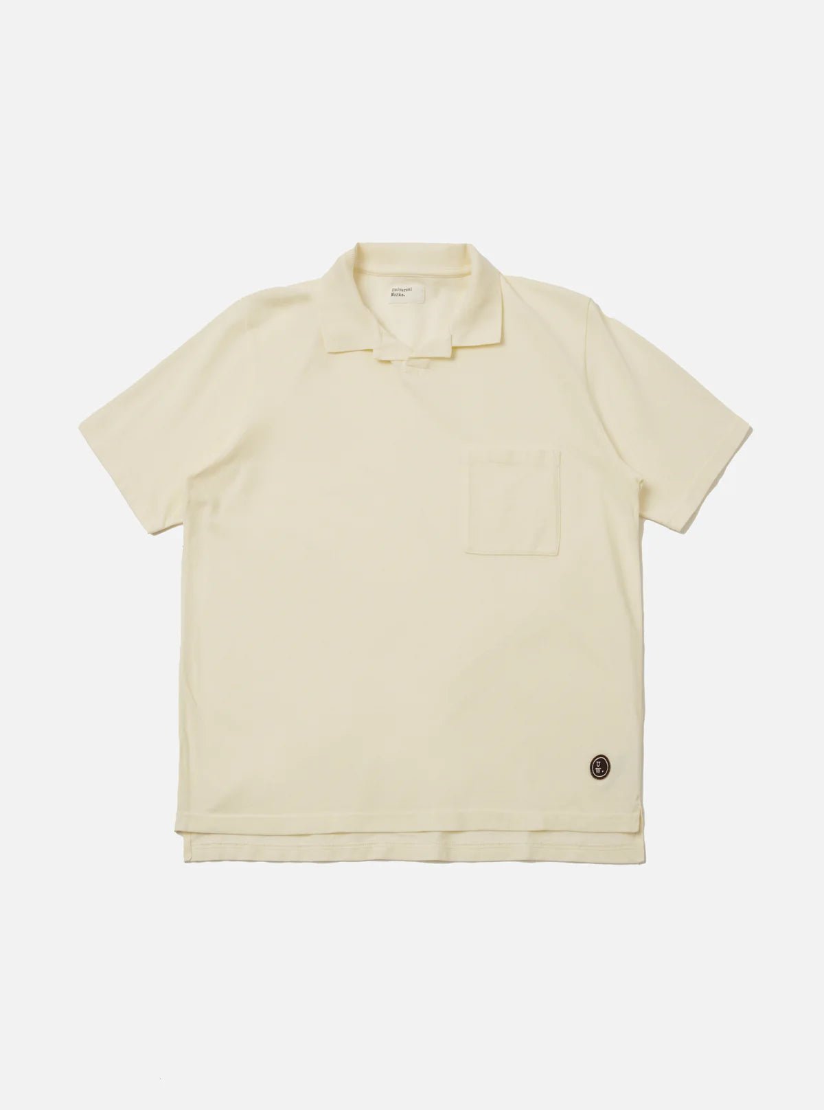 Universal Works Vacation Polo Ecru Piquet - Steranko Clothing Manchester