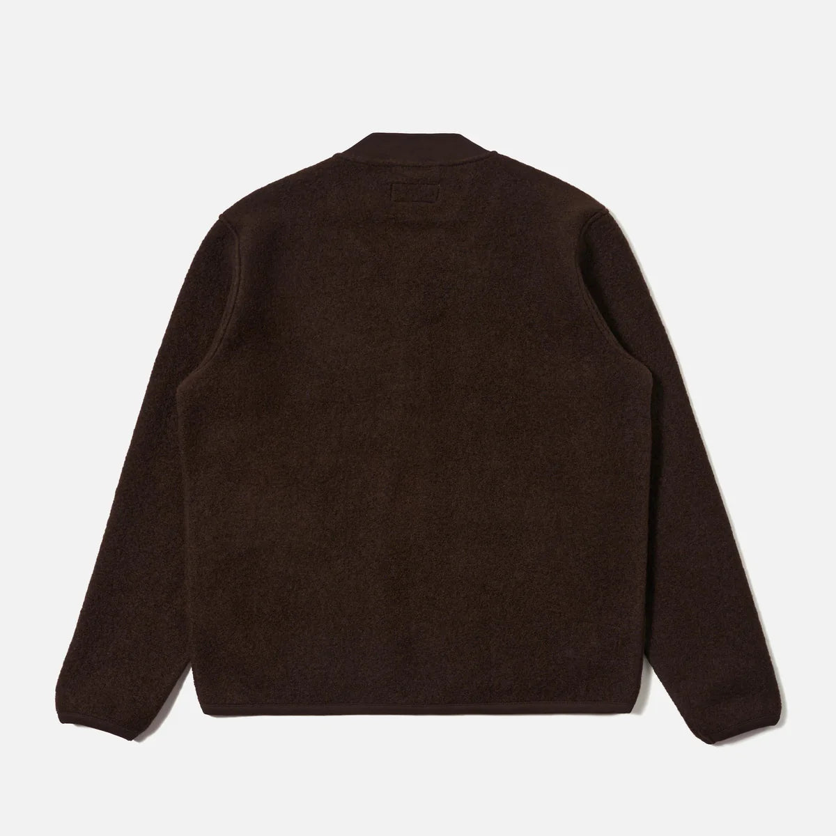 Universal Works Wool Fleece Zip Bomber Brown - Steranko Clothing Manchester