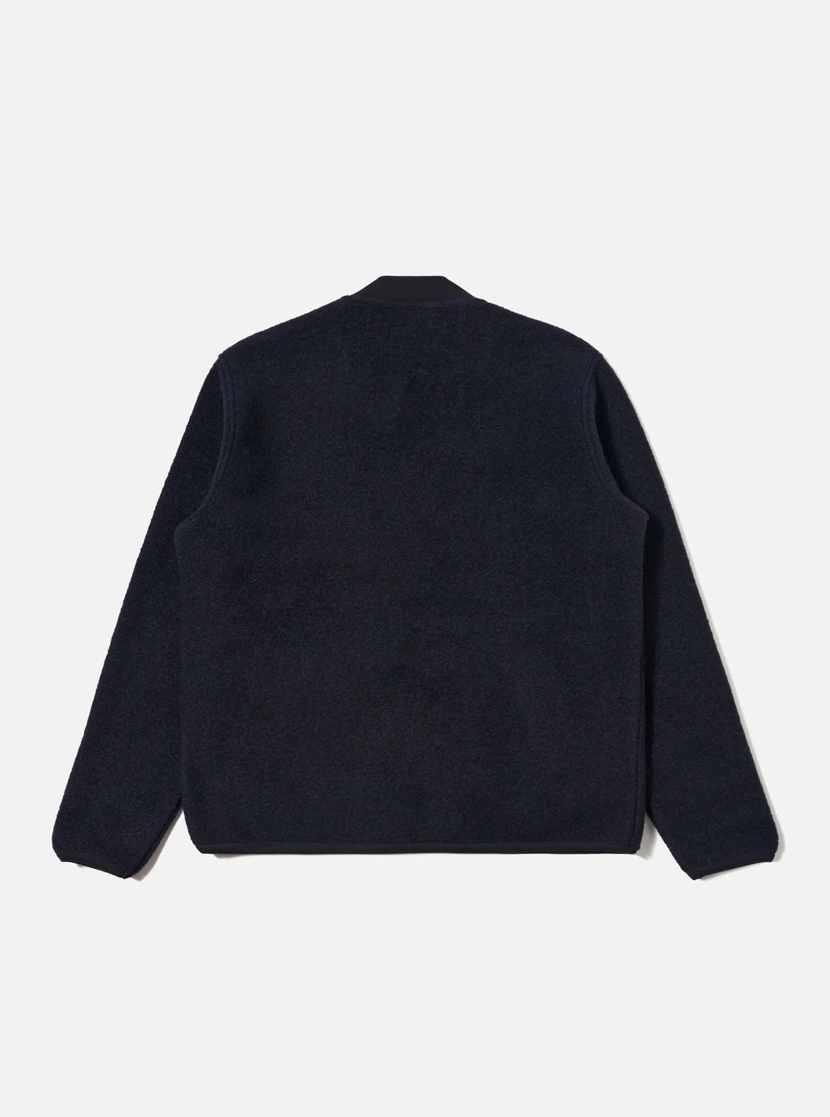 Universal Works Wool Fleece Zip Bomber Navy - Steranko Clothing Manchester