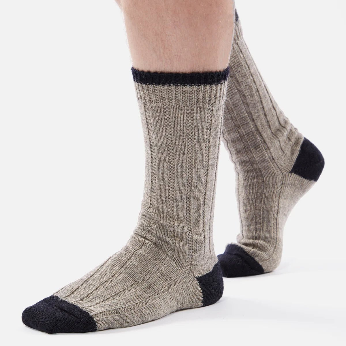 Universal Works Wool Hike Sock Stone - Steranko Clothing Manchester