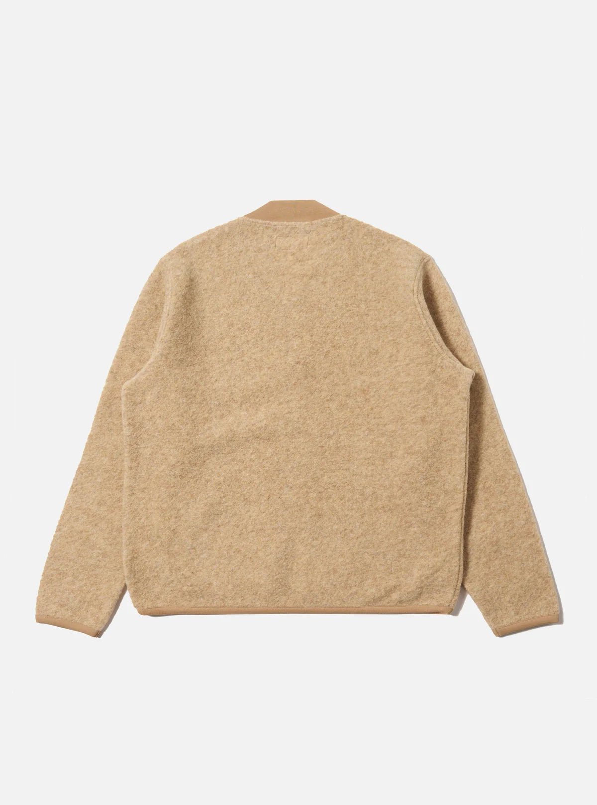 Universal Works Zip Bomber Wool Fleece Fawn - Steranko Clothing Manchester