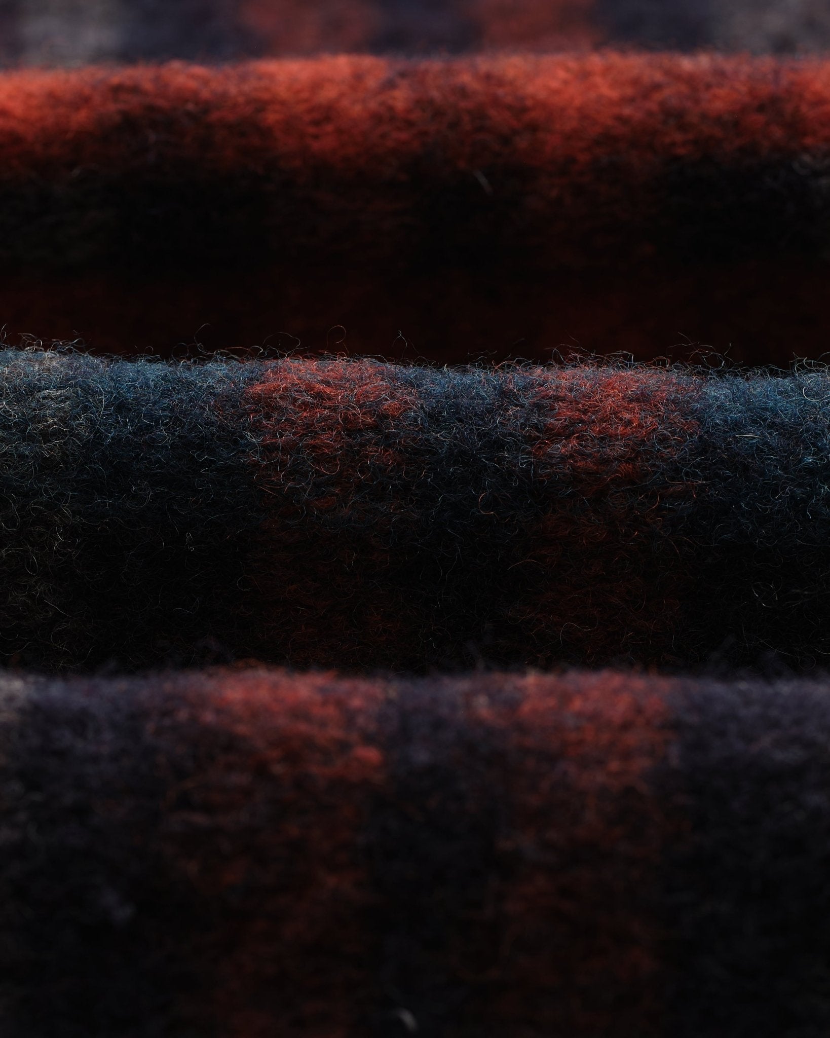 Wax Heath Jacket Wool Check Navy / Multi - Steranko Clothing Manchester