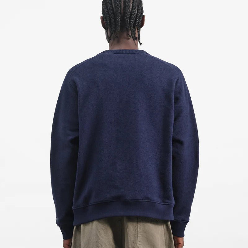 YMC Almost Grown Sweatshirt Navy - Steranko Clothing Manchester