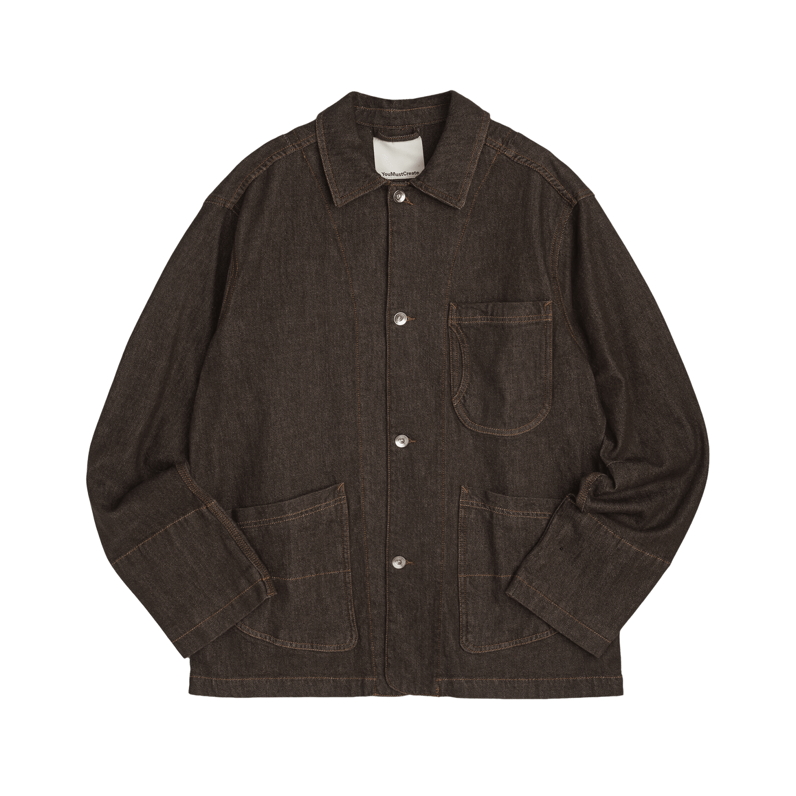 YMC Construction Jacket Brown - Steranko Clothing Manchester