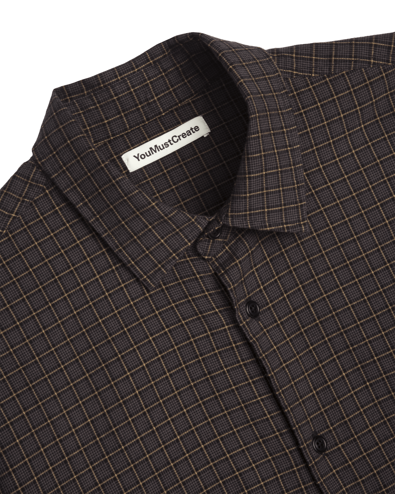 YMC Curtis Shirt Multi Grey - Steranko Clothing Manchester