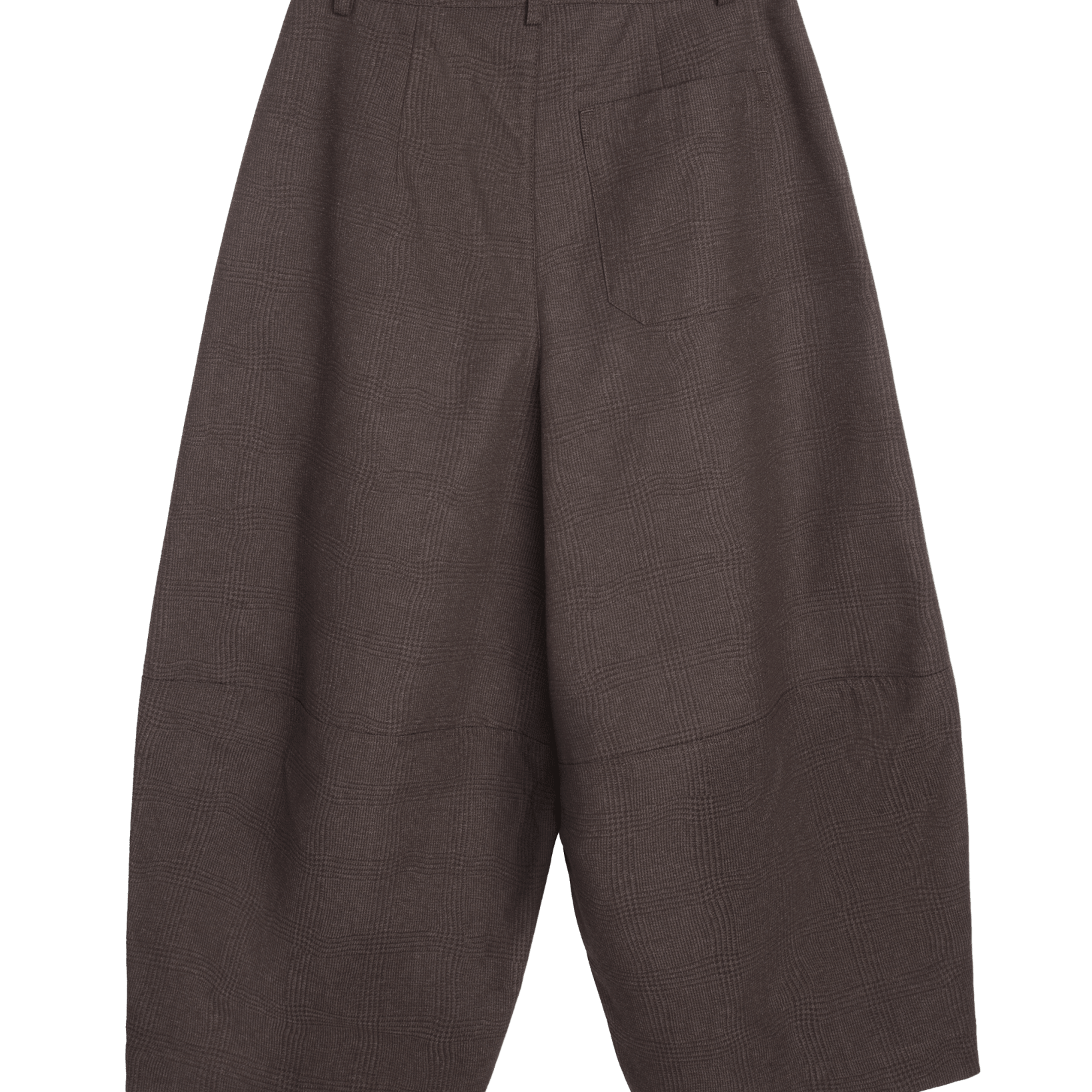 YMC Deadbeat Trouser Brown Wavy Jacquard - Steranko Clothing Manchester