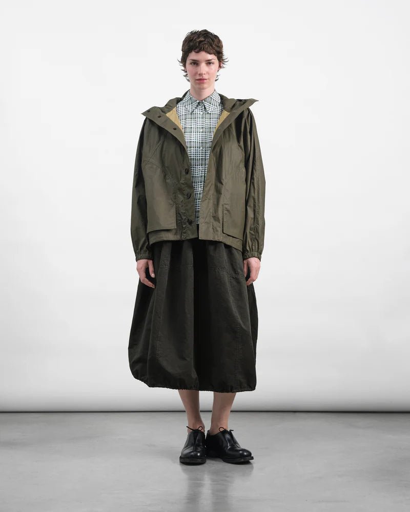 YMC Parachute Skirt Dark Green - Steranko Clothing Manchester