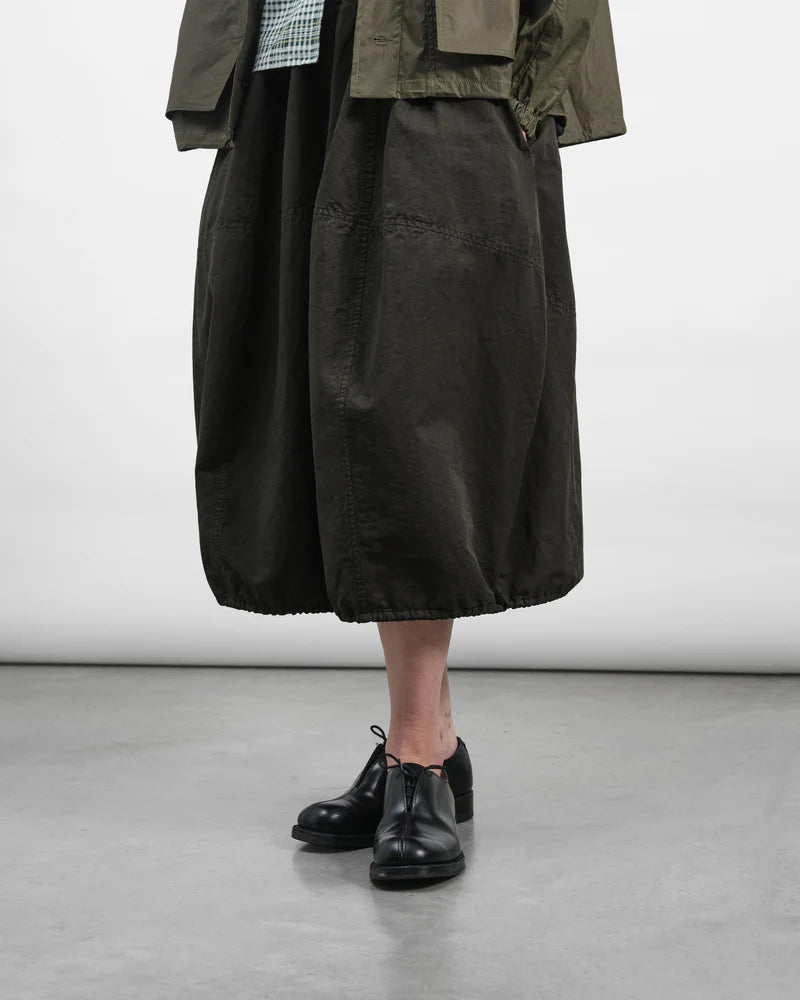 YMC Parachute Skirt Dark Green - Steranko Clothing Manchester