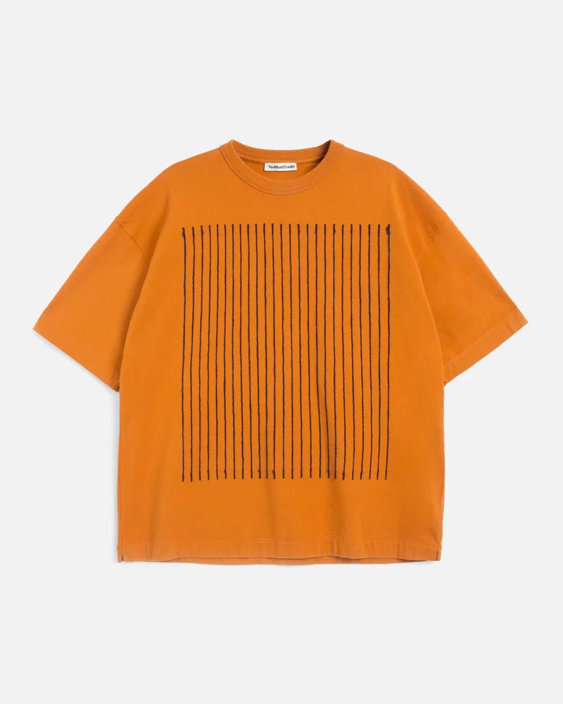 YMC Triple T-Shirt Orange - Steranko Clothing Manchester