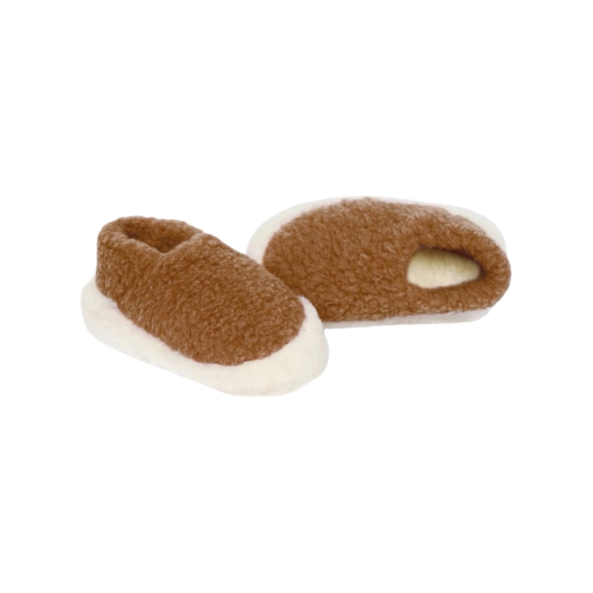 Yoko Wool Siberian Slipper Brown - Steranko Clothing Manchester