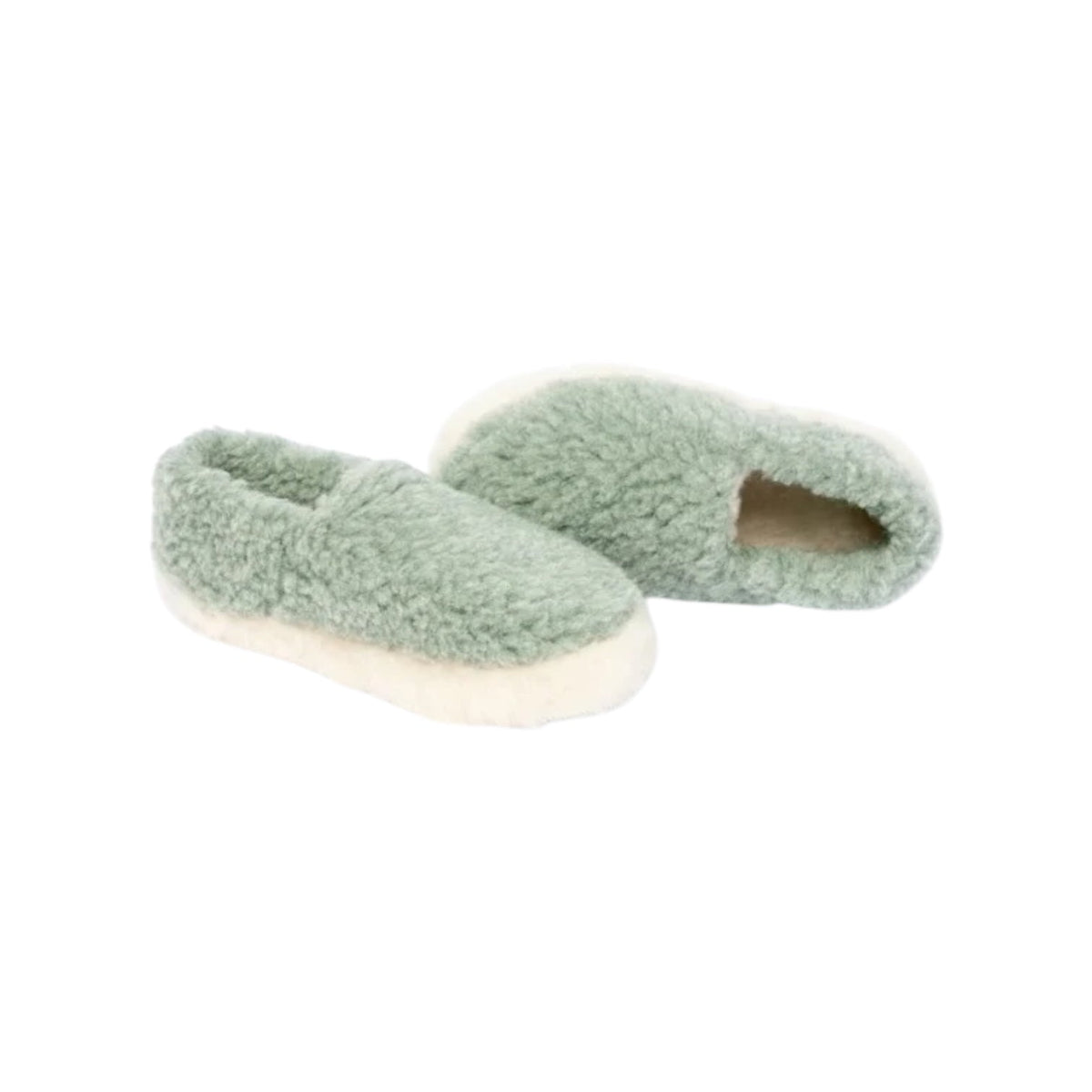 Yoko Wool Siberian Slipper Green - Steranko Clothing Manchester