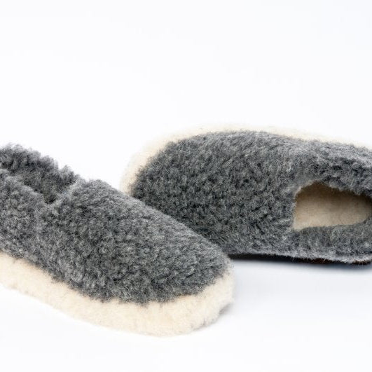 Yoko Wool Slippers Graphite - Steranko Clothing Manchester