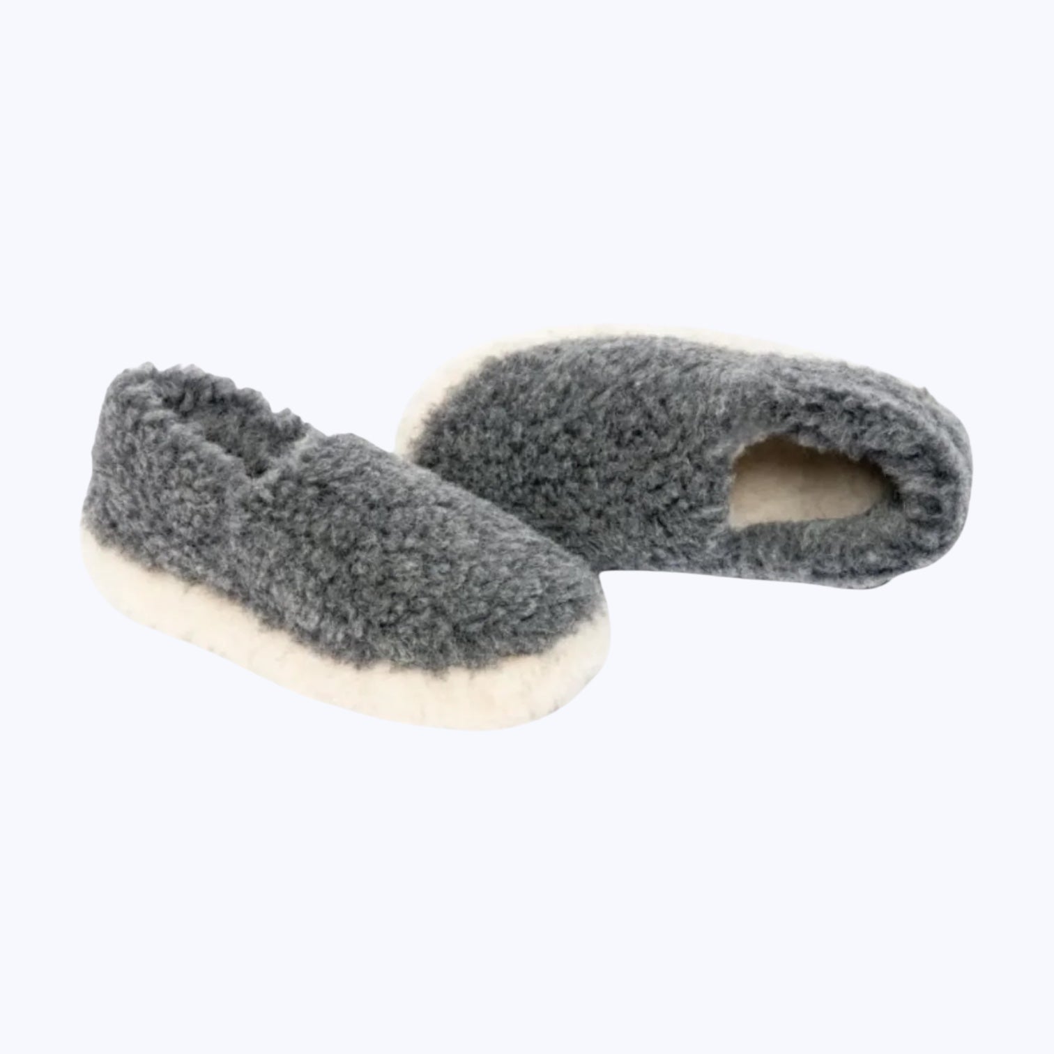 Yoko Wool Slippers Graphite - Steranko Clothing Manchester