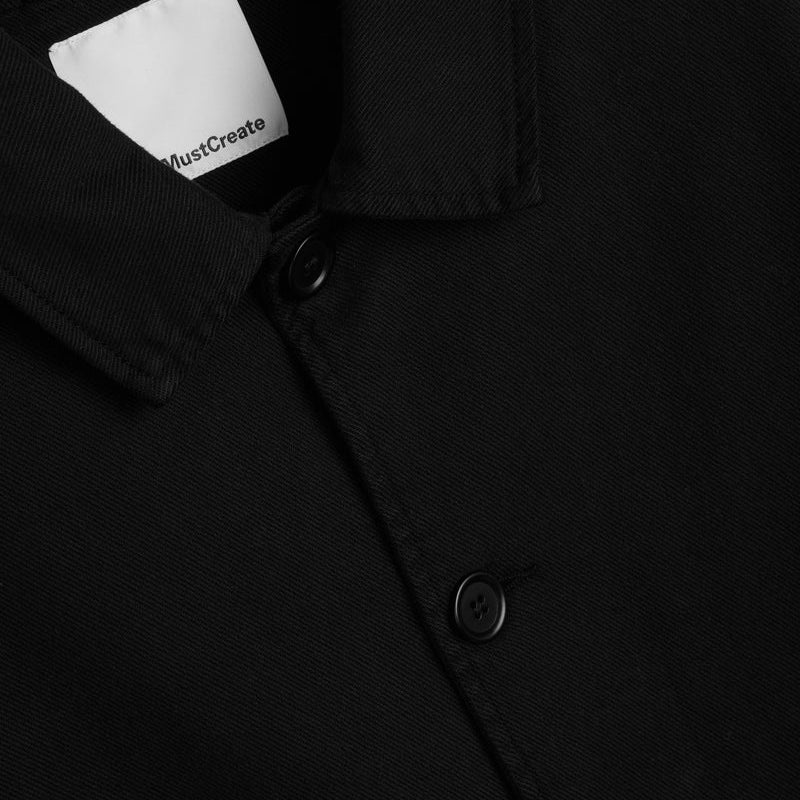 You Must Create Groundhog Jacket Black - Steranko Clothing Manchester