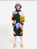 Bobo Choses Multicolour Jacquard Long Sleeve Knitted Dress.