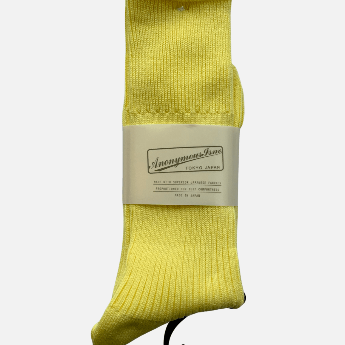 Anonymousism Brilliant Crew in Melange Yellow - Steranko Clothing Manchester