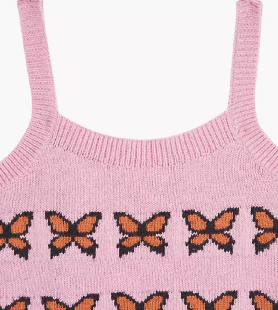 Levi’s Heaven Sweater Tank Butterflies Pink - Steranko Clothing Manchester