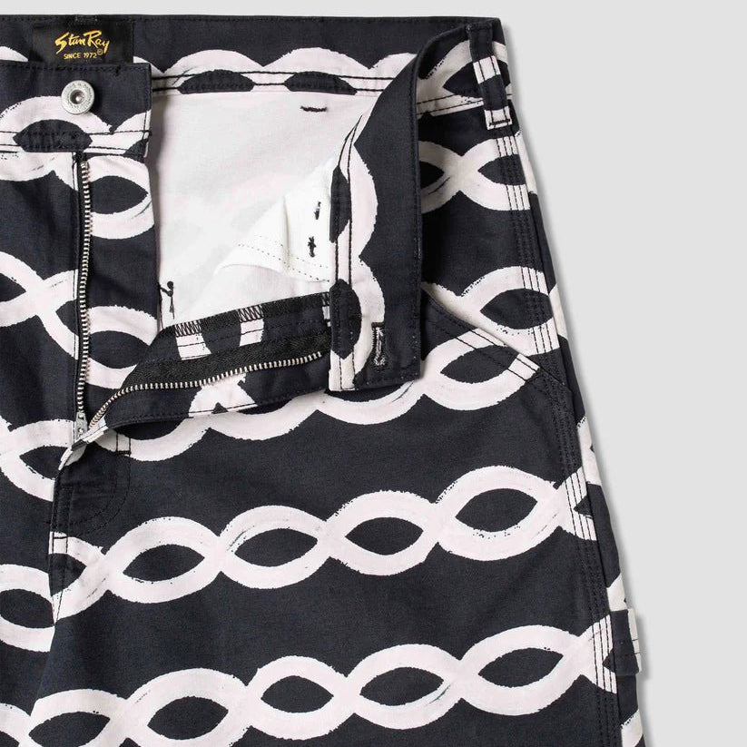 Stan Ray Painter Short Black Wave - Steranko Clothing Manchester