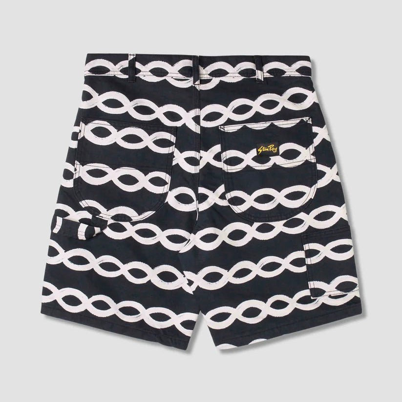 Stan Ray Painter Short Black Wave - Steranko Clothing Manchester
