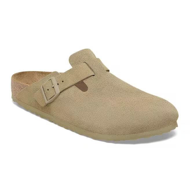 Buy online Birkenstock Boston LEVE Faded Khaki | Steranko Clothing