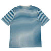 Folk Classic Stripe T-Shirt Ocean Blue Ecru