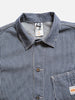 Nudie Jeans Co Howie Hickory Jacket Blue / Off White