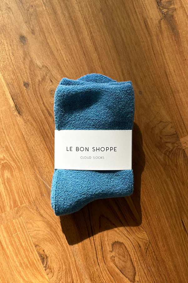 Le Bon Shoppe Cloud Socks Cerulian