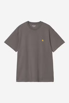 Carhartt Chase SS T-Shirt Porphyry / Gold | Steranko Clothing