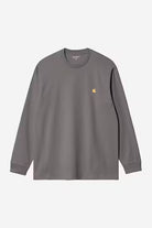 Carhartt Chase LS T-Shirt Porphyry / Gold | Steranko Clothing