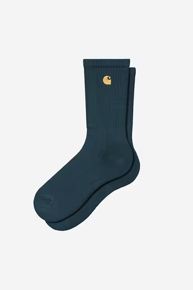 Carhartt Chase Socks Deep Lagoon/Gold | Steranko Manchester
