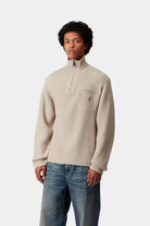 Carhartt Detroit Half Zip Sweater Fleur De Sel | Steranko Clothing