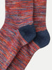 Nudie Jeans Co Rasmusson Multi Yarn Sock Red
