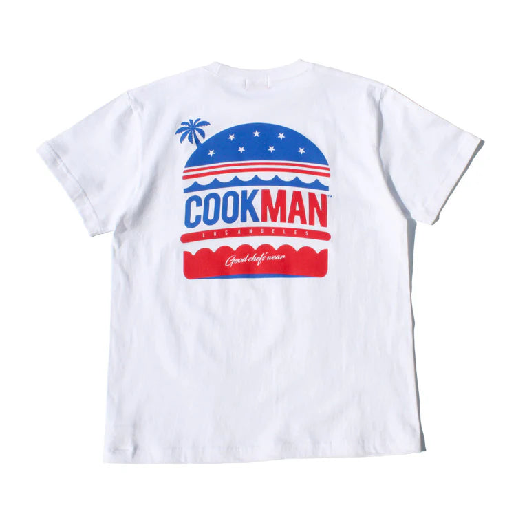 Cookman L.A. Burger Tee White