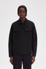 Fred Perry M5684 Zip Overshirt Black