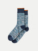Nudie Jeans Co Rasmusson Multi Yarn Sock Blue.