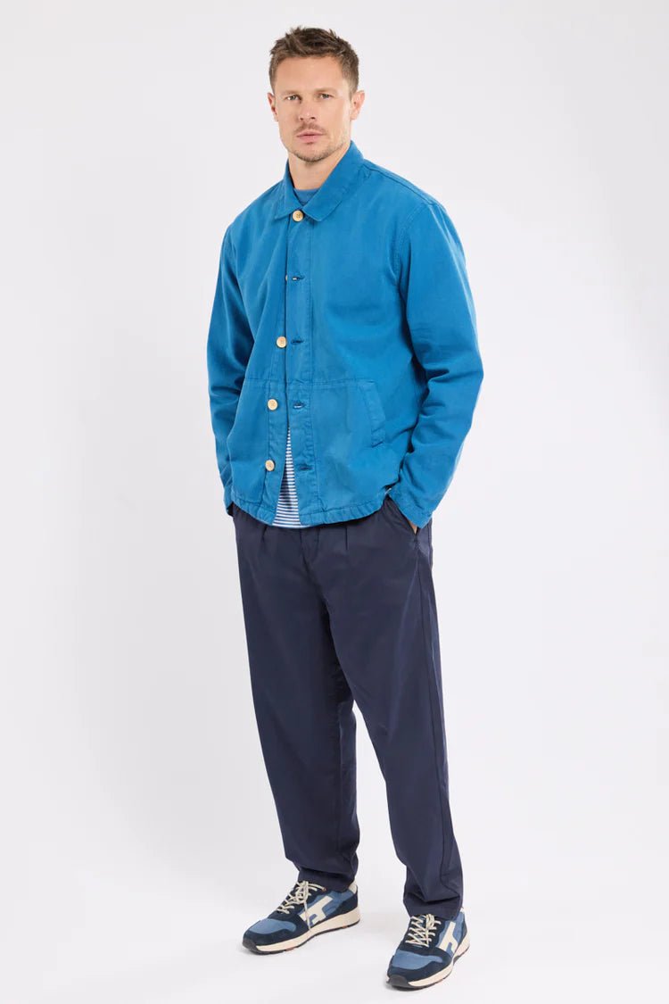 Armor Lux Fisherman's Jacket Dark Blue - Steranko Clothing Manchester