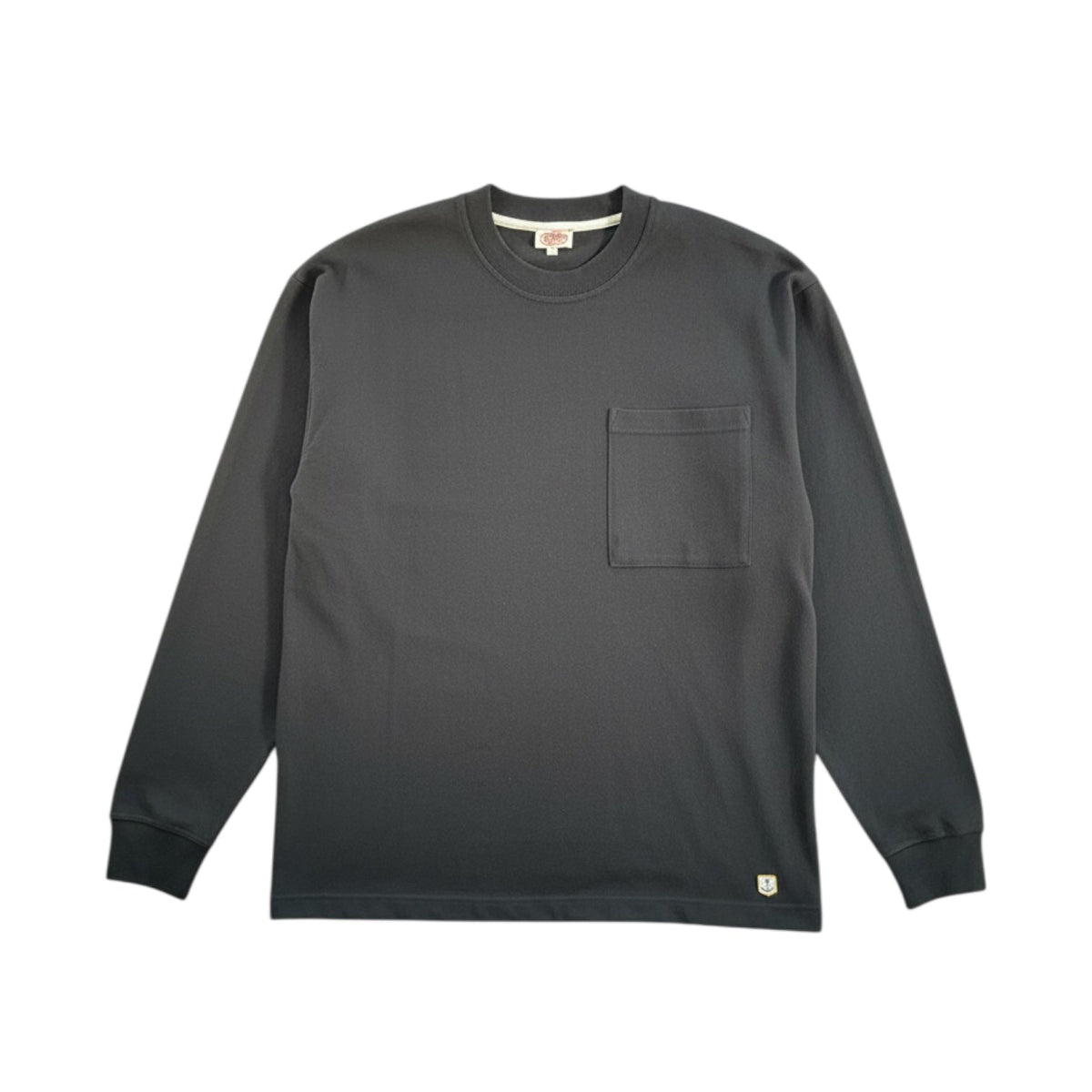 Armor Lux Heavy L/S Pocket T-Shirt Black - Steranko Clothing Manchester