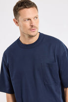 Armor Lux Heritage Loose Fit S/S T-Shirt Marine Deep - Steranko Clothing Manchester