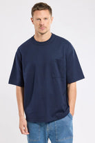 Armor Lux Heritage Loose Fit S/S T-Shirt Marine Deep - Steranko Clothing Manchester