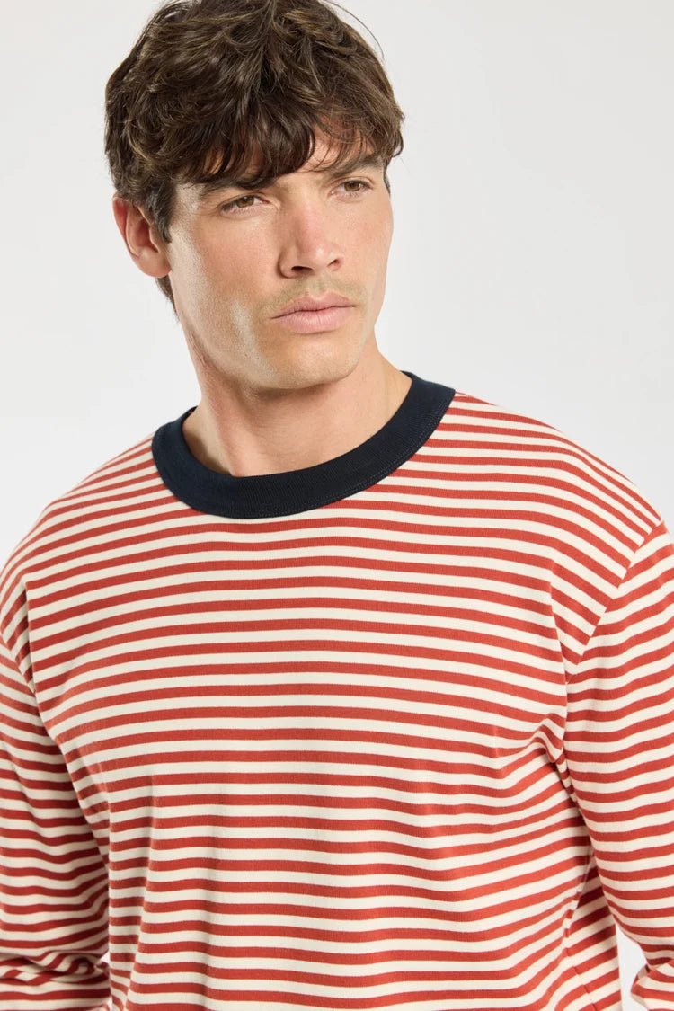 Armor Lux Heritage L/S T-Shirt Ketchup Milk - Steranko Clothing Manchester