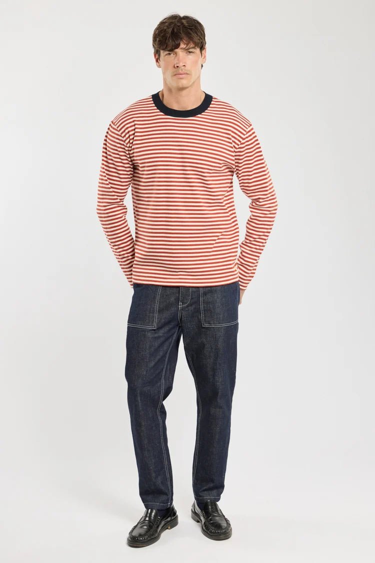 Armor Lux Heritage L/S T-Shirt Ketchup Milk - Steranko Clothing Manchester