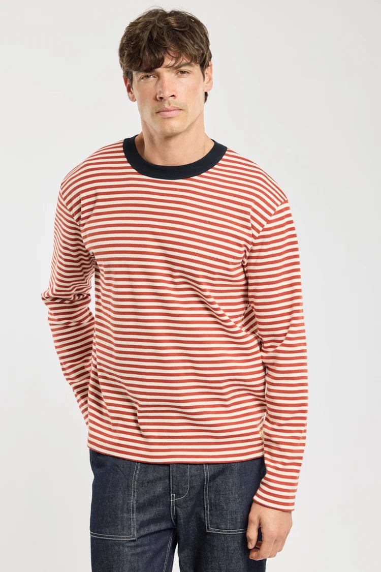 Armor Lux Heritage L/S T-Shirt Ketchup Milk - Steranko Clothing Manchester