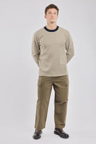 Armor Lux Heritage L/S T-Shirt Olive Milk - Steranko Clothing Manchester