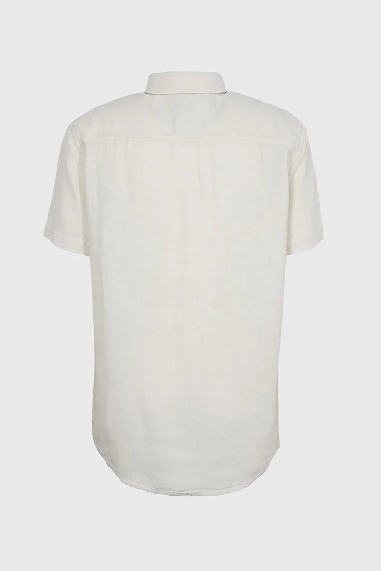 Armor Lux S/S Comfort Fit Shirt Linen White - Steranko Clothing Manchester