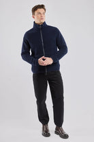 Armor Lux Veste Zippee Sherpa Navire - Steranko Clothing Manchester