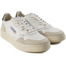 Autry Medalist Low Leather / Suede / White / Blue - Steranko Clothing Manchester
