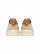 Autry Medalist Low Sneakers in White Leather and Lion Suede - Steranko Clothing Manchester