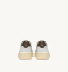 Autry Medalist Low Sneakers Leather White / Chocolate - Steranko Clothing Manchester