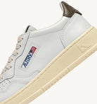Autry Medalist Low Sneakers Leather White / Chocolate - Steranko Clothing Manchester