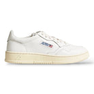 Autry Medalist Low Sneakers Leather White / White - Steranko Clothing Manchester